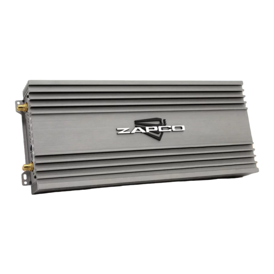 zapco Z-series Owner's Manual