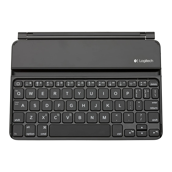 Logitech Ultrathin Keyboard Mini Setup Manual
