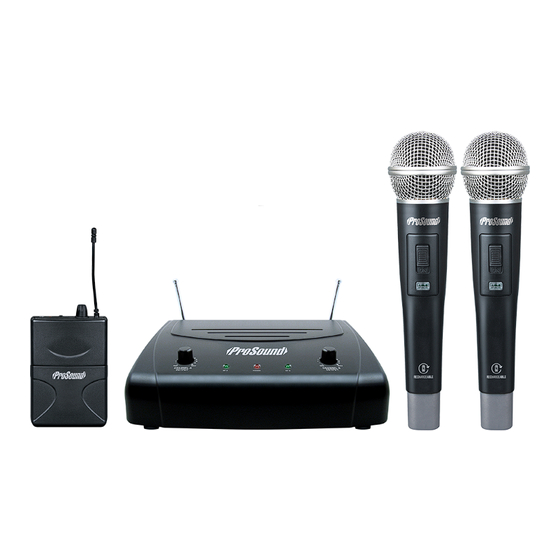 ProSound N54QR Instruction Manual