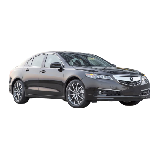 Acura tlx 2016 Personalized Settings