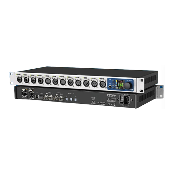 RME Audio 12Mic User Manual