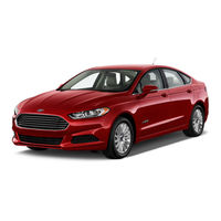 Ford 2016 Fusion Hybrid Quick Reference Manual
