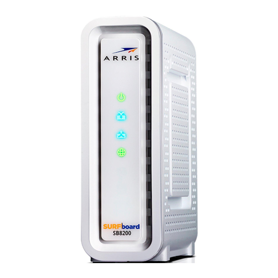 ARRIS SURFBOARD SB8200 QUICK START MANUAL Pdf Download ManualsLib