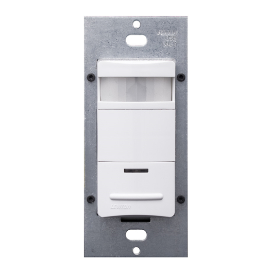 Leviton Decora ODS15-TDW Installation Instructions