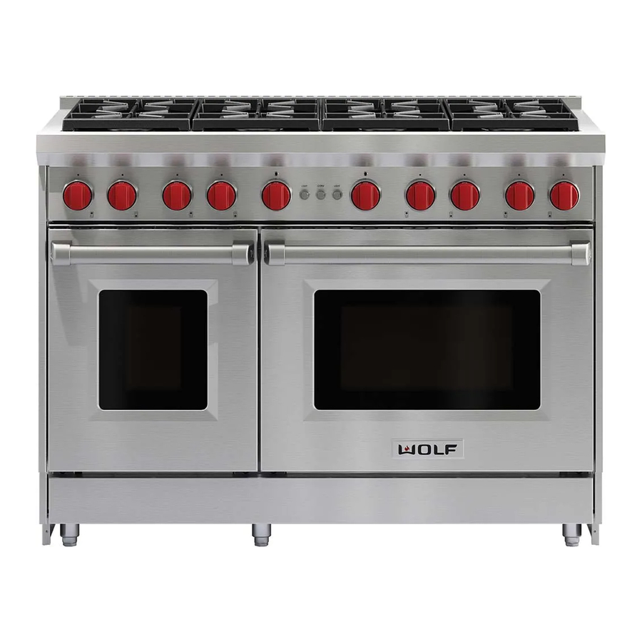WOLF Gas Range Installation Guide