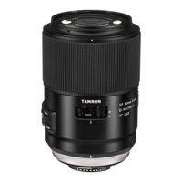Tamron SP90mm F/2.8 Di MACRO 1:1 VC USD Manual