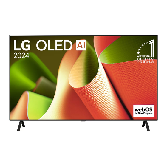 LG OLED83B4AUA Owner's Manual