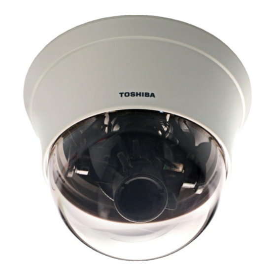 Toshiba DF02A - Day/Night Mini-Dome Color Camera CCTV Manuals