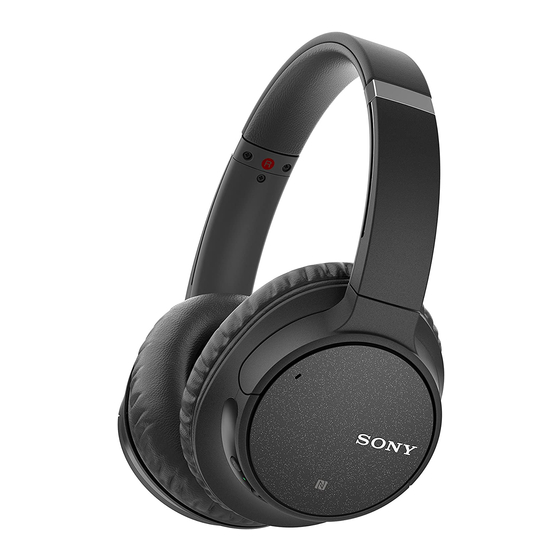 Sony WH-CH700N Reference Manual