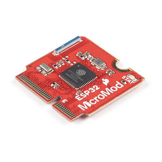 sparkfun MicroMod ESP32 Hook-Up Manual