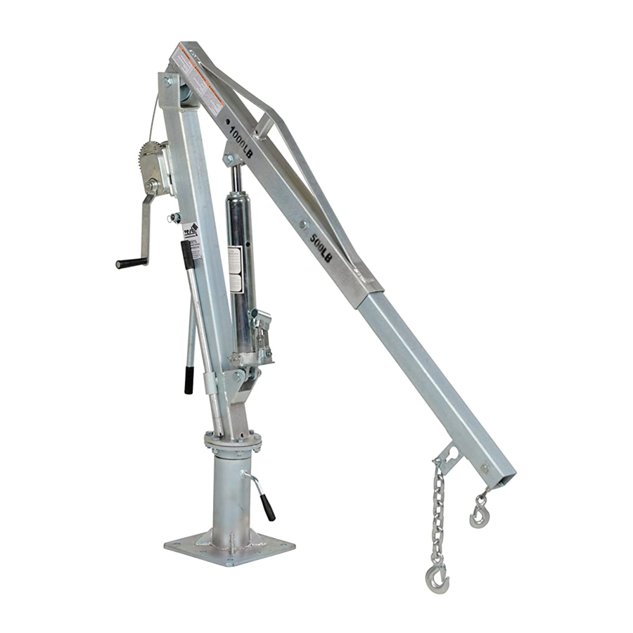 Vestil WTJ-2 Series Instruction Manual