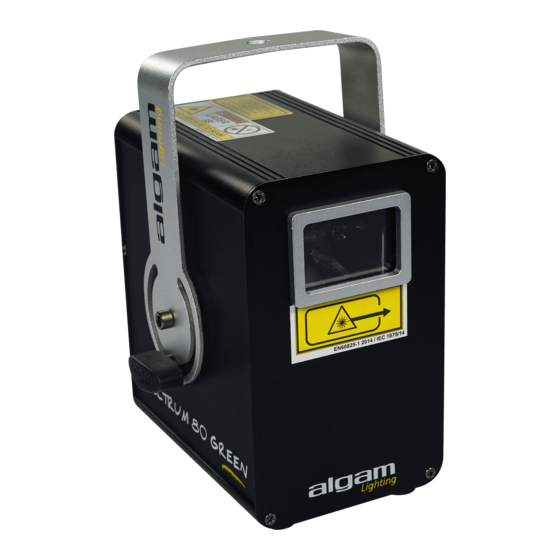Algam Lighting SPECTRUM 80 GREEN User Manuals