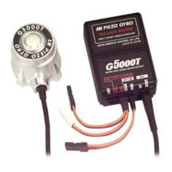 JR TAIL LOCK G5000T Instructions
