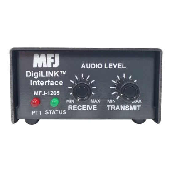 MFJ DigiLINK MFJ-1205 Manuals