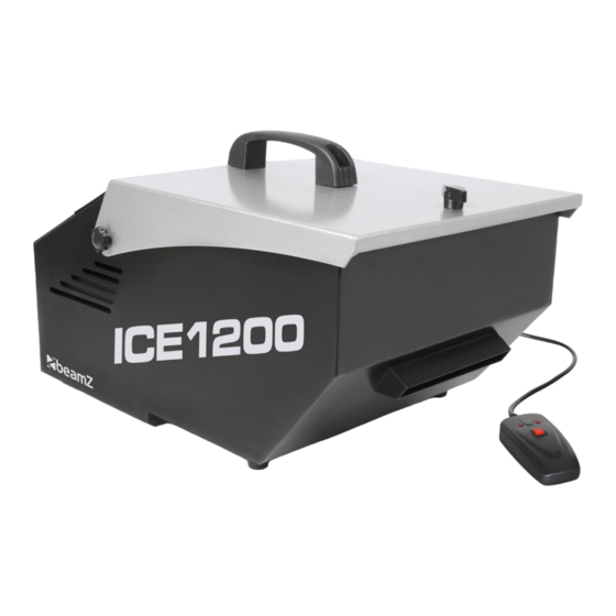 Beamz ICE 1200 MKII Fog Machine Manuals