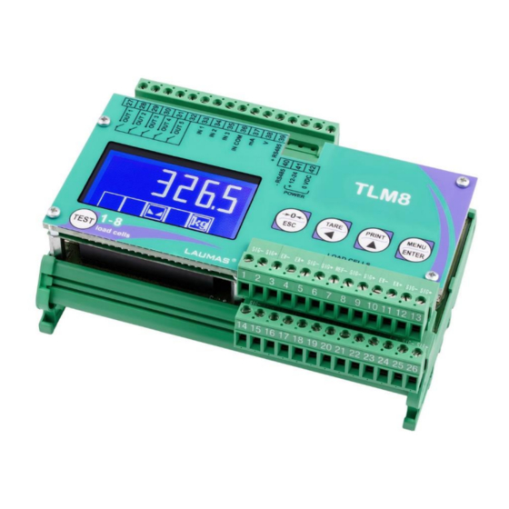 Load Cell Systems TLM8 Installation And User Manual
