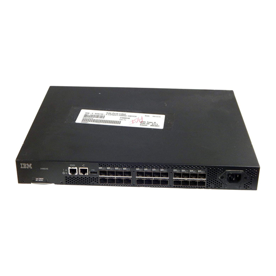 IBM 2498B24 - System Storage SAN24B-4 Switch Installation, Service And User Manual