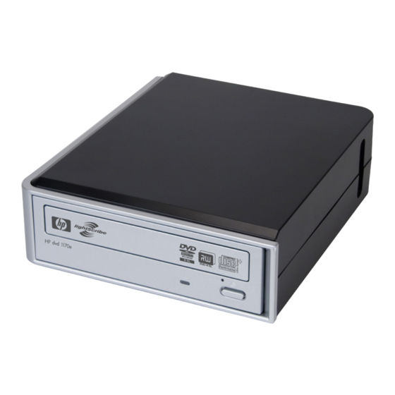 HP dvd1170e Specifications