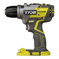 Ryobi R18DDBL Original Instructions Manual