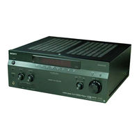 Sony STR-DA4300ES - Multi Channel Av Receiver Service Manual