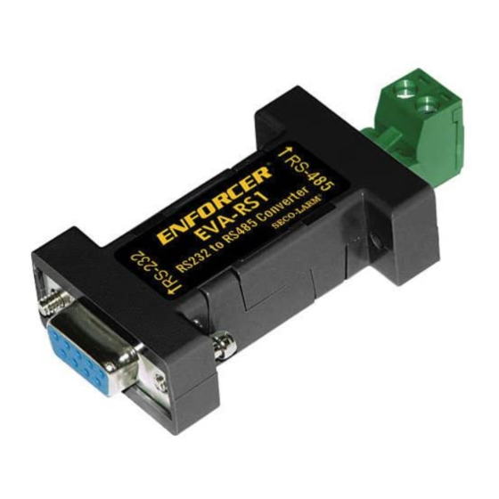 SECO-LARM RS-232 to RS-485 Converter EVA-RS1 Specifications