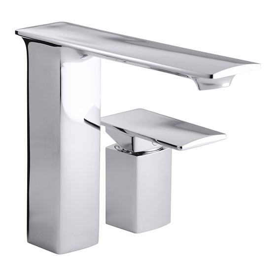 Kohler Stance 14775-4-CP Installation And Care Manual