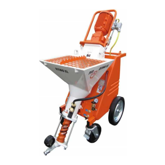 PFT RITMO XL 400V Operating Instructions Manual