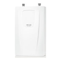 clage CDX 9 Operating And Installation Instructions