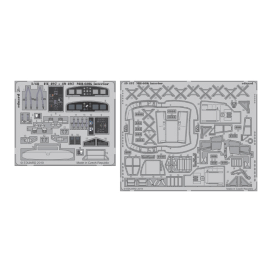 Eduard MH-60K interior S.A. Manual