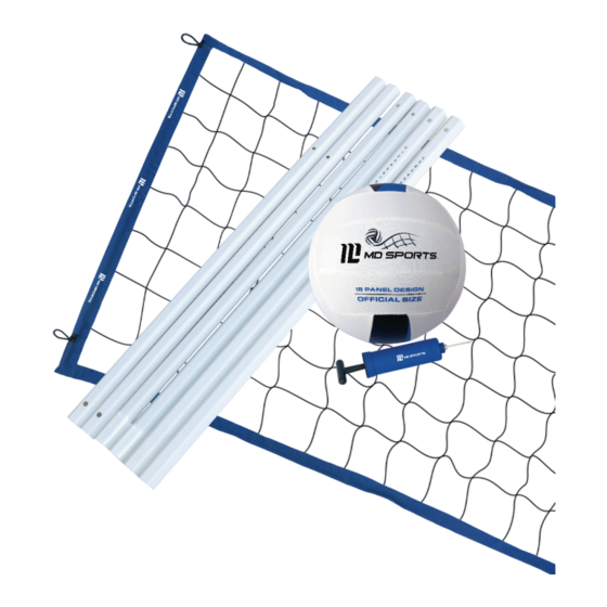 MD SPORTS NET100 137M Assembly Instructions Manual