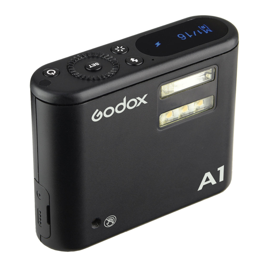 Godox A1 - Flash for Smart Phones Manual