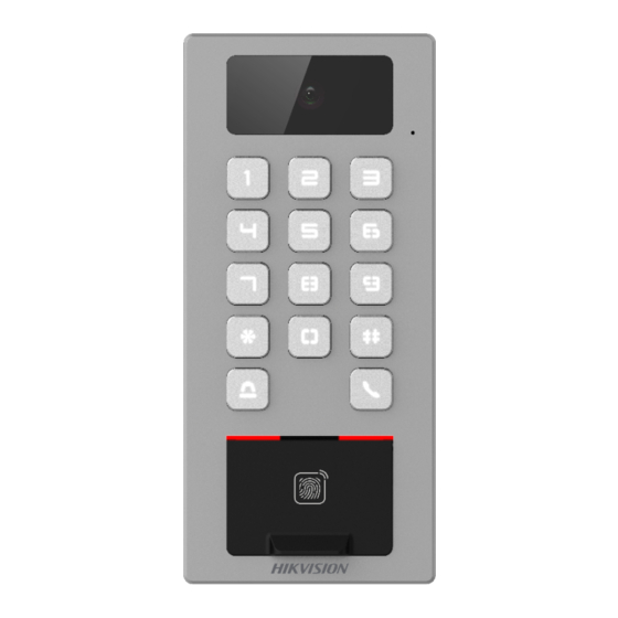HIKVISION DS-K1T502 Series User Manual