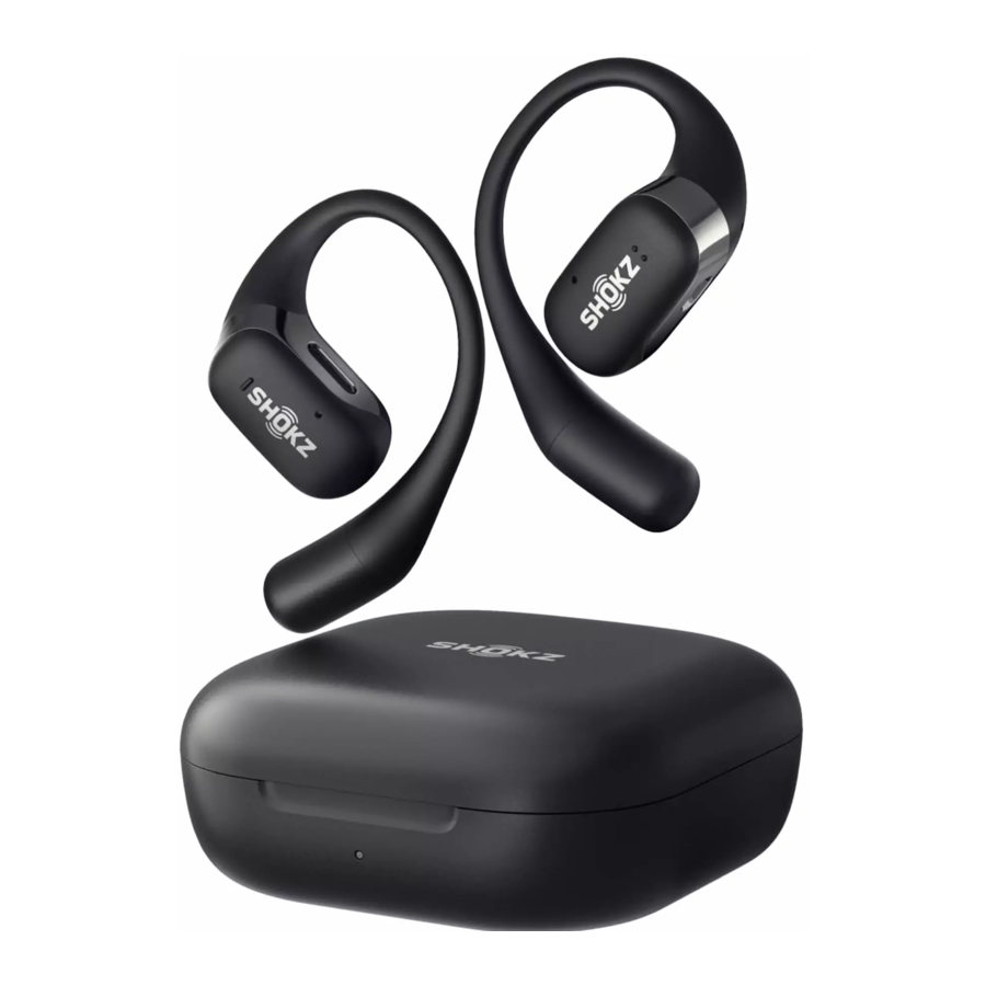Shokz OPENFIT T910 - Earbuds Manual