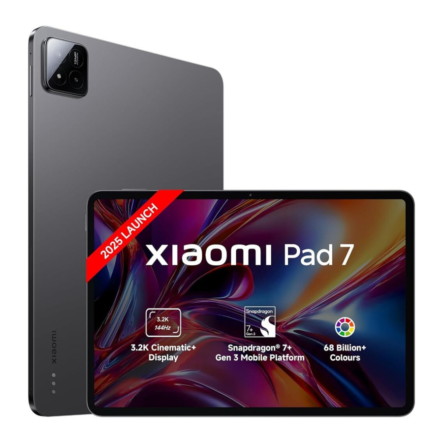 Xiaomi Pad 7 Manual