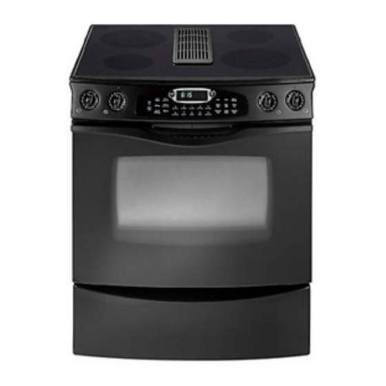 Jenn-Air electric Downdraft Slide-in range User Manual