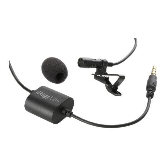 IK Multimedia iRig Mic Lav User Manual