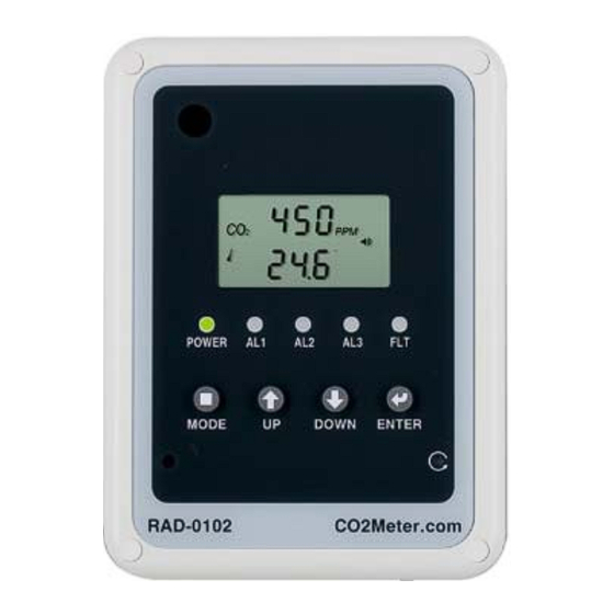 Co2meter RAD-0102-6 Operating Instructions Manual