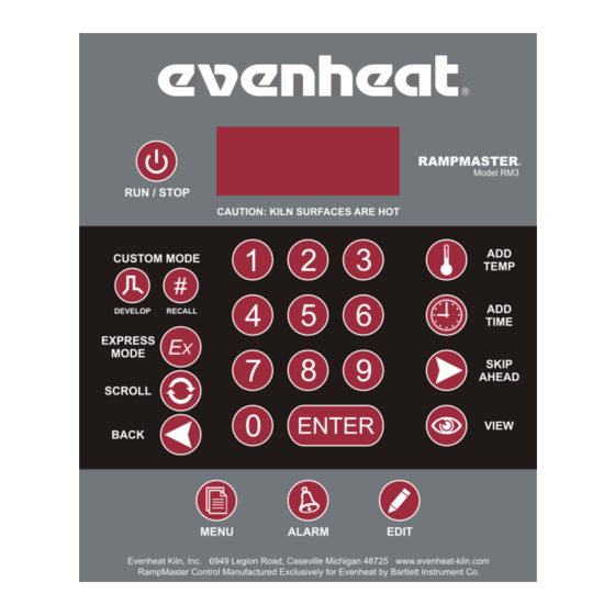 Evenheat Rampmaster RM3 Operating Manual