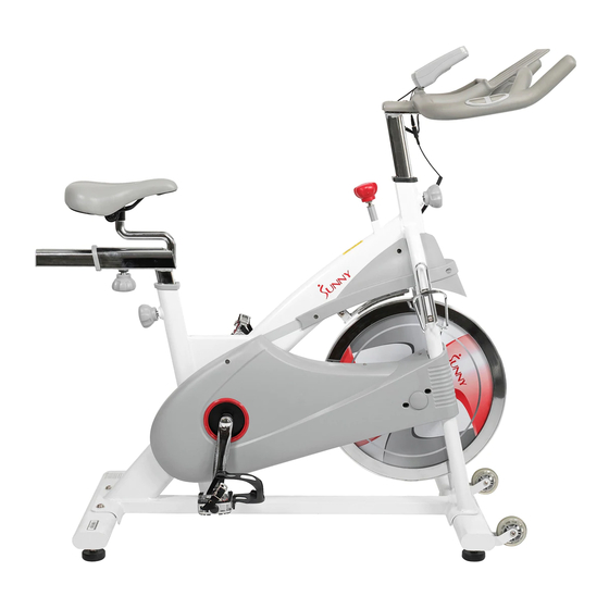 Sunny exercise bike manual sale