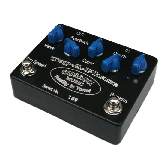 Cusack-Music Tap-A-Phase Manual