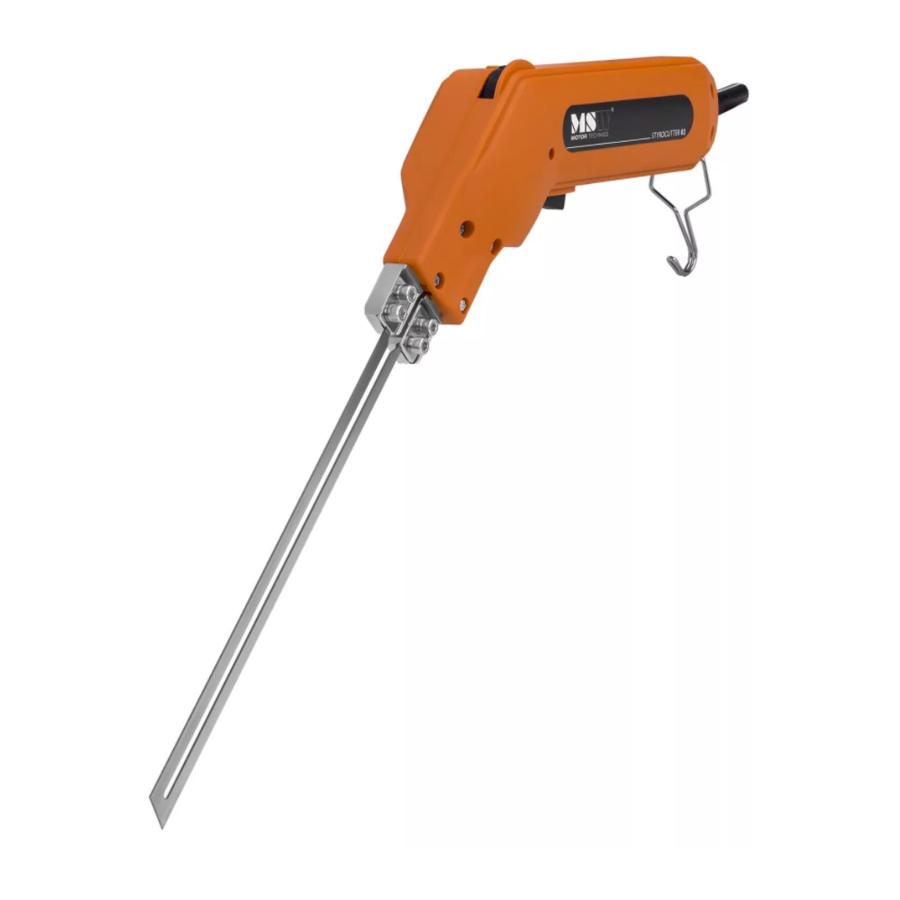 MSW STYRO CUTTER 01 User Manual