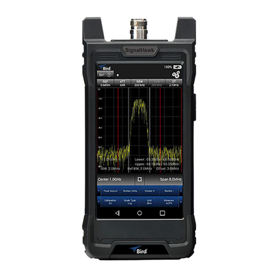 BIRD SignalHawk SH-60S-TC Quick Start Manual