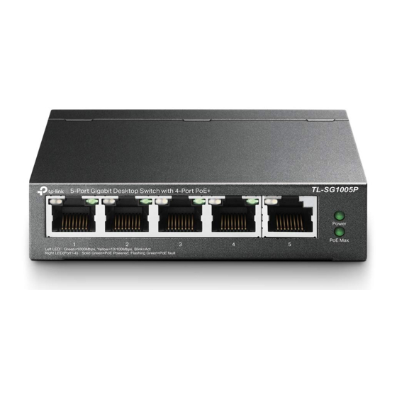 TP-Link TL-SG1005P Installation Manual