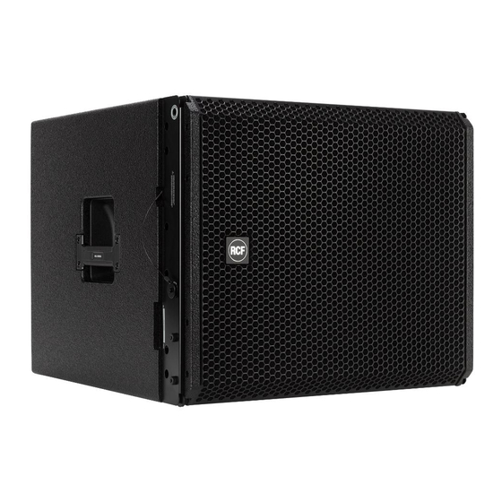 RCF HDL 36-AS Owner's Manual