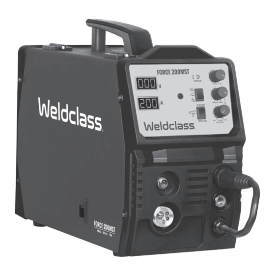 Weldclass FORCE 200MST MK2 Operating Instructions Manual