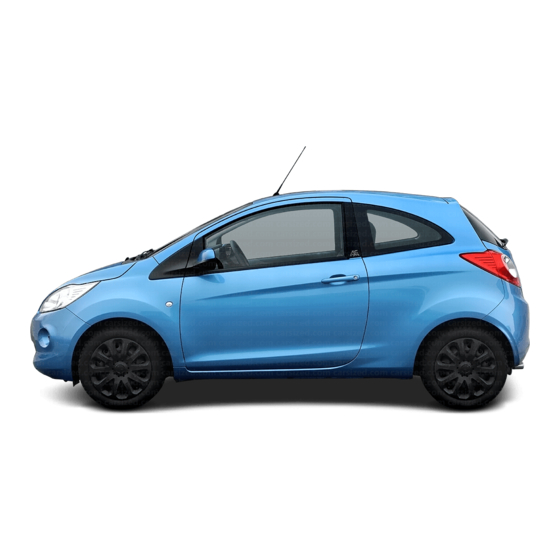 Ford 2008 Ka Owner's Handbook Manual