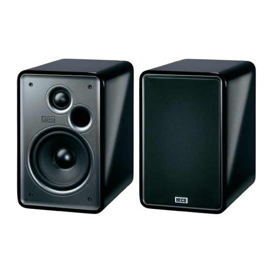 Heco MUSIC COLORS 100 Owner's Manual/Warranty Document