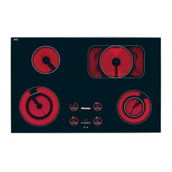 Miele KM 5670 Operating And Installation Instructions