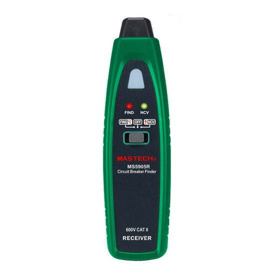 Mastech MS5905RTB Manual