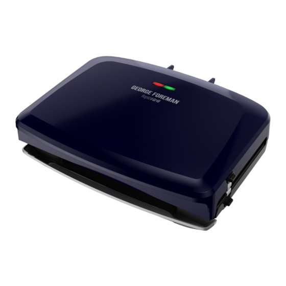 George Foreman RPGF3801BLX Series Use And Care Manual
